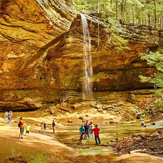 Ash Cave Waterfall